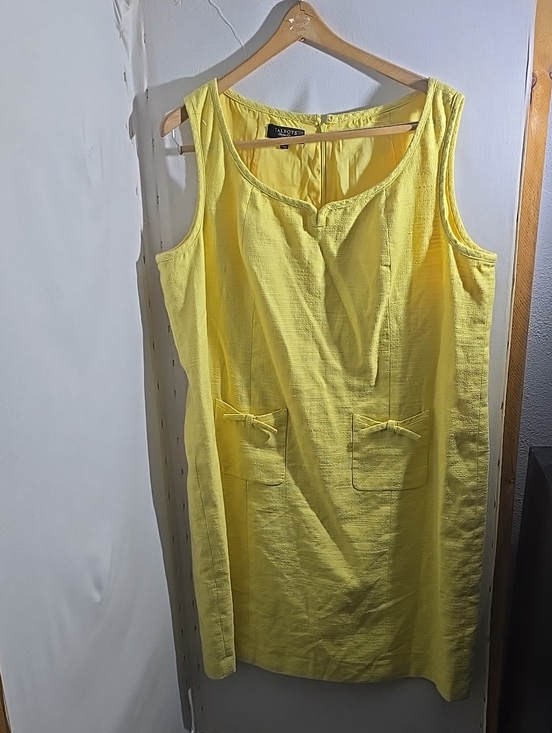 Talbots Dresses & Skirts - Talbots ,  Yellow Sleeveless Dress